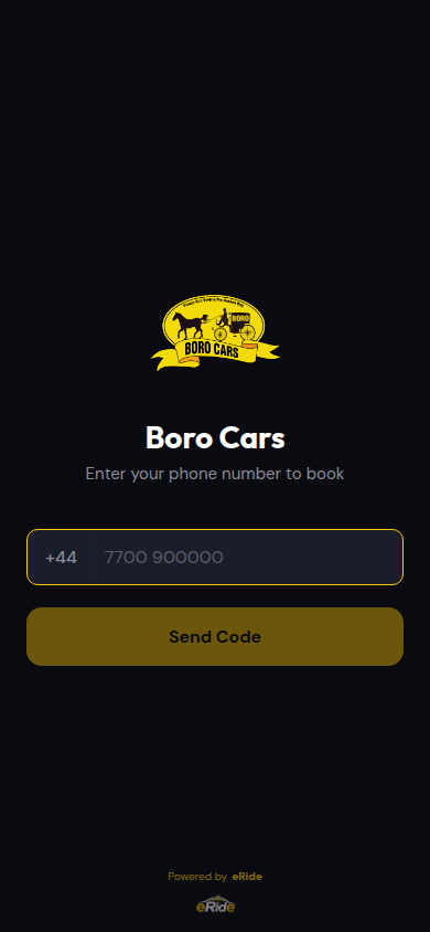 eRide Customer Booking App